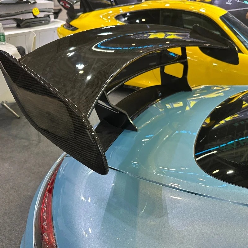 Body Kit Modification Parts for GT GTS Rear Spoiler BS Style Forged Dry Carbon Fiber Rear Spoiler Rear Wing